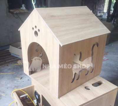 Nhà gỗ cho thú cưng N021