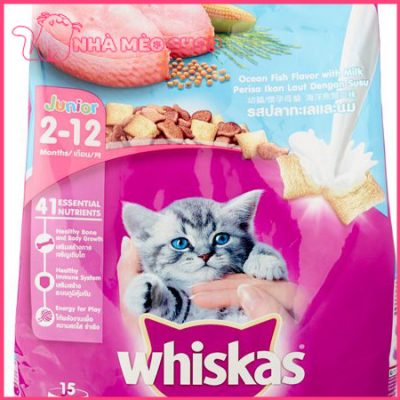 Thức ăn cho mèo con whiskas junior 450g